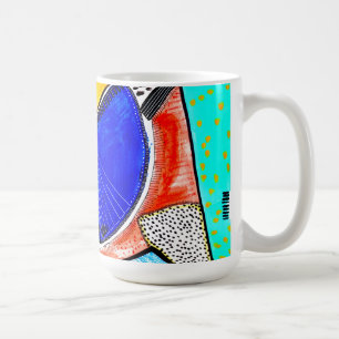 Caneca De Café Abstrato roda