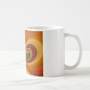 Caneca De Café Abstrato, rodopia com o Teardrop Center Art Impres