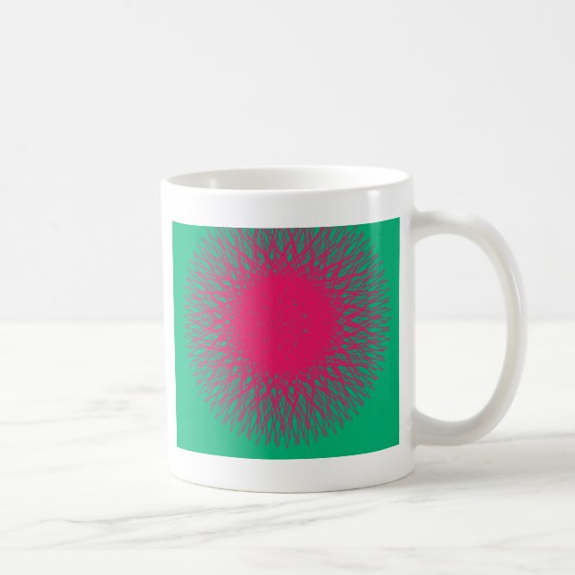 Caneca De Café abstrato rosa (Direita)