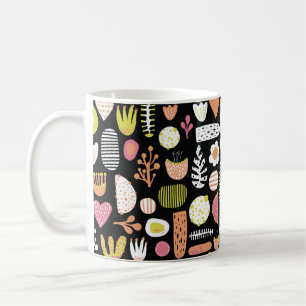 Caneca De Café Abstrato sem costura forma pintura colorida para c