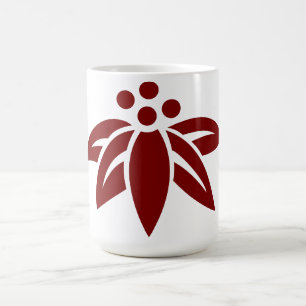 Caneca De Café Abstrato Silhute de café com ventilador
