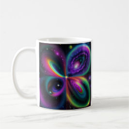 Caneca De Café Abstrato Space Art
