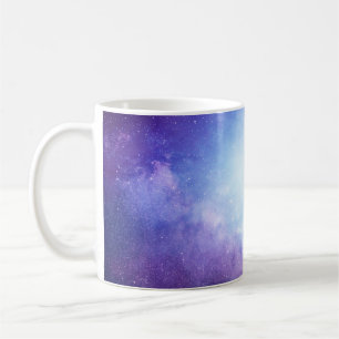 Caneca De Café Abstrato universo estrelas de fumo