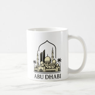 Caneca De Café Abu Dhabi