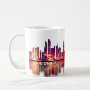 Caneca De Café Abu Dhabi UAE Skyline