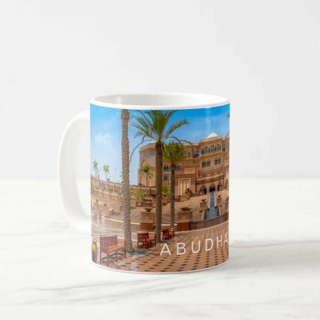 Caneca De Café Abudhabi - Palácio (Frente Esquerda)