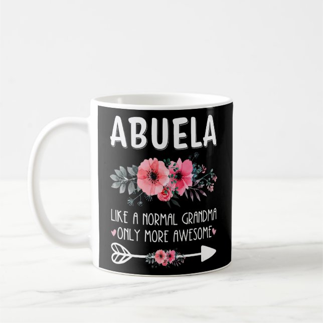 Caneca De Café Abuela Como Uma Avó Normal Só Mais Incrível (Esquerda)