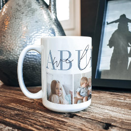 Caneca De Café Abuelito Amo-Te 4 Colagem Fotográfica