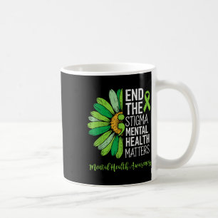 Caneca De Café Acabar Com A Saúde Mental Do Estigma - O Cérebro D