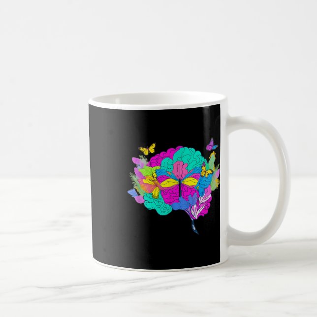 Caneca De Café Acabar Com A Saúde Mental Estigma S Sensibilização (Direita)
