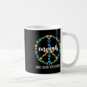 Caneca De Café Acabar com a violência das armas Sensibilizar a pa