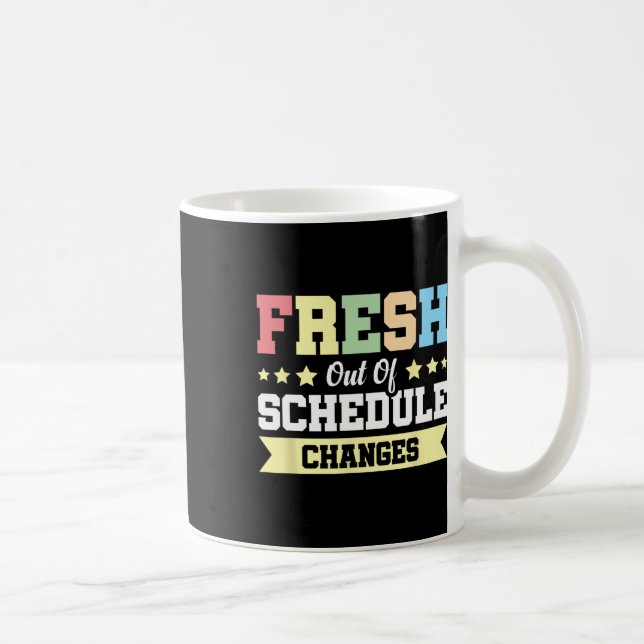 Caneca De Café Acabaram de Sair as Mudanças de Horário (Direita)
