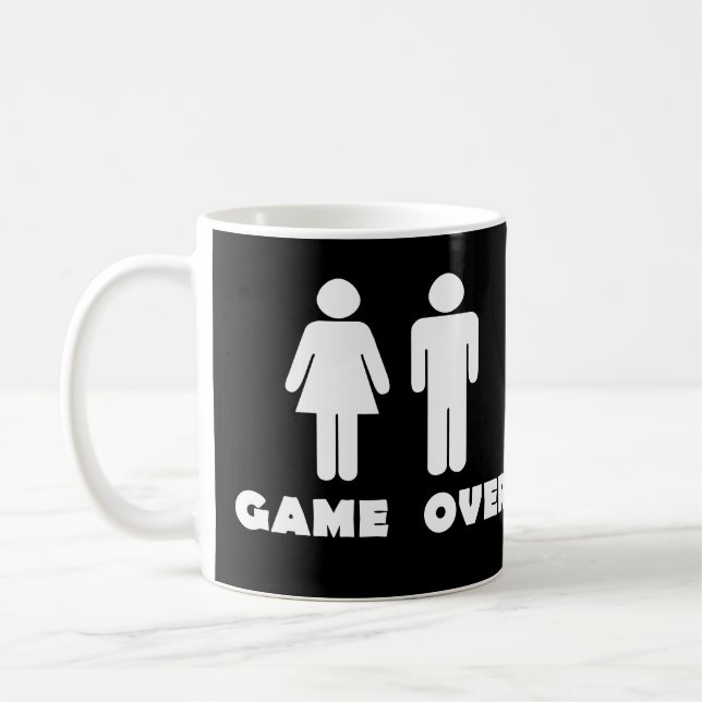 Caneca De Café Acabou o jogo (Esquerda)