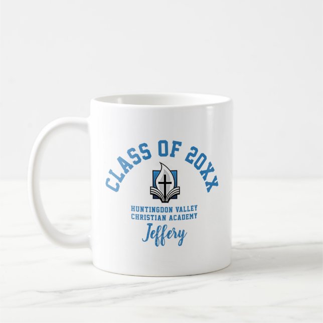 Caneca De Café Academia Cristã de Café Mug Huntingdon Valley (Esquerda)