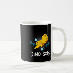 Caneca De Café Academia de Treinamento de Dinossauro Engraçado Le