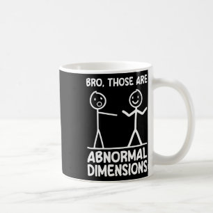 Caneca De Café Academia de Treino de Dimensões Anormais Engraçado