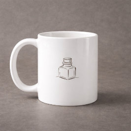 Caneca De Café Academia Sombria – Arte de Livro Antigo | Presente