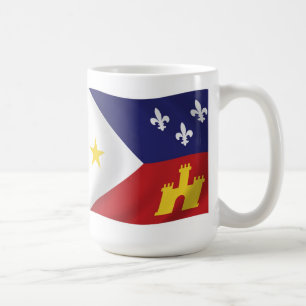 Caneca De Café Acadiana Flag Mug