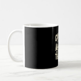 Caneca De Café Acampador engraçado o acampamento é minha terapia 