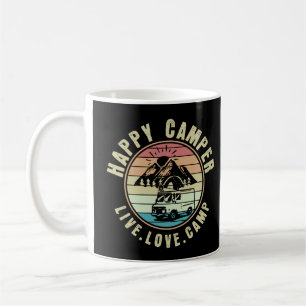 Caneca De Café Acampamento. Amor. Campo ao ar livre