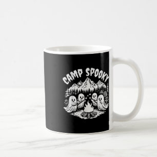 Caneca De Café Acampamento Assustador Verão do Halloween Fantasma