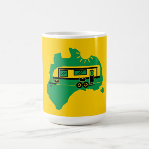 Caneca De Café Acampamento Caravan australiano