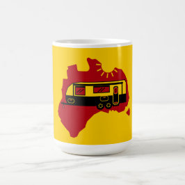 Caneca De Café Acampamento Caravan australiano