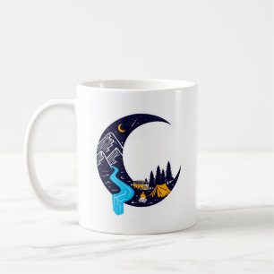 Caneca De Café Acampamento Crescent Moon Adventure