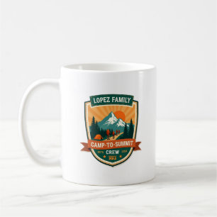 Caneca De Café Acampamento da Família Lopez - Equipe do Cume Vint