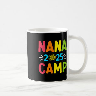 Caneca De Café Acampamento da Nana 2025 Férias em Família Tripula