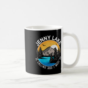 Caneca De Café Acampamento de Barcos de pesca - Lago Jenny Lakevi