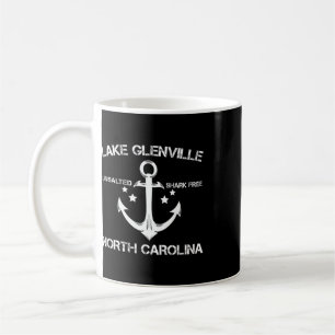 Caneca De Café Acampamento de pesca engraçado no lago Glenville C