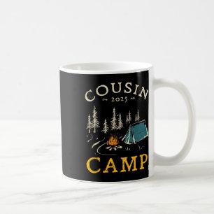 Caneca De Café Acampamento de Primos 2025 Férias de Família Verão