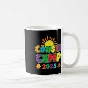 Caneca De Café Acampamento de Primos 2025 Férias em Família Verão