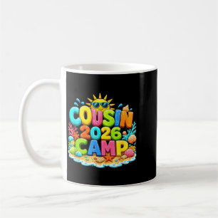Caneca De Café Acampamento de Primos 2026 Acampamento Férias de V