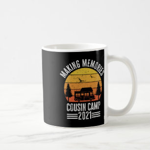 Caneca De Café Acampamento de Primos Férias de Verão Com Primos