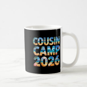 Caneca De Café Acampamento de primos fofos tripulação 2026 reuniã