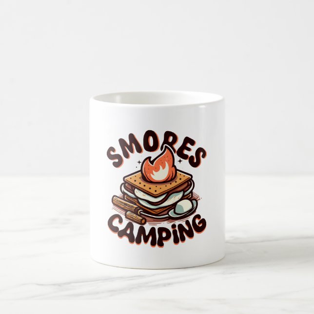 Caneca De Café acampamento de smores (Centro)