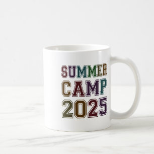Caneca De Café Acampamento de Verão para Crianças 2025 Equipe de