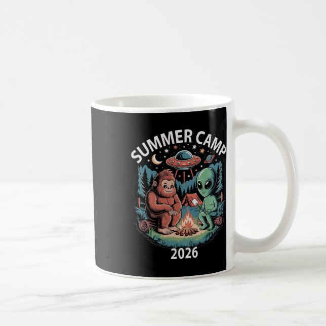 Caneca De Café Acampamento de Verão para Crianças 2026 Equipe Dir (Direita)