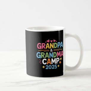 Caneca De Café Acampamento do Vovô e da Vovó 2025 Férias de Famíl