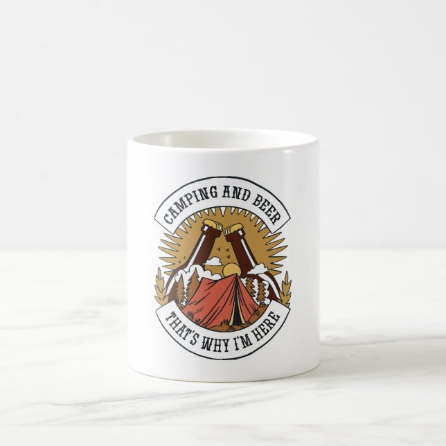 Caneca De Café Acampamento e Cerveja (Centro)
