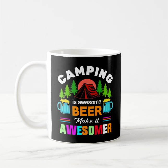 Caneca De Café Acampamento é Cerveja Incrível TornaIncrível-67357 (Esquerda)