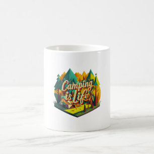 Caneca De Café Acampamento é Vida