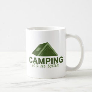 Caneca De Café Acampamento em tendas