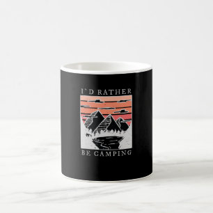 Caneca De Café Acampamento - Eu Preferencialmente Acampando