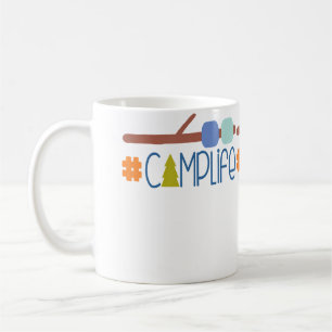 Caneca De Café Acampamento Fogueira Camping Vida de Acampamento S