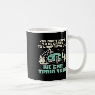 Caneca De Café Acampamento Louco Conosco Van de Acampamento Diver