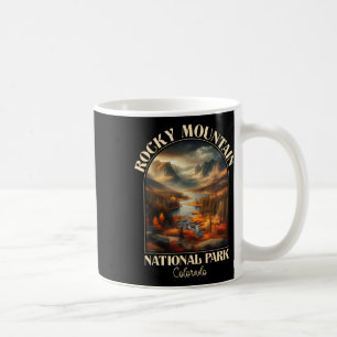 Caneca De Café Acampamento na Estação de Outono do Parque Naciona