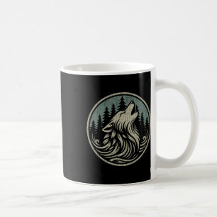 Caneca De Café Acampamento na Natureza Floresta Vintage Vida Selv